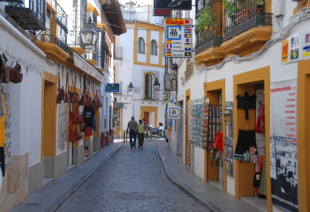 セビリアの観光名所目抜き通り　スペイン