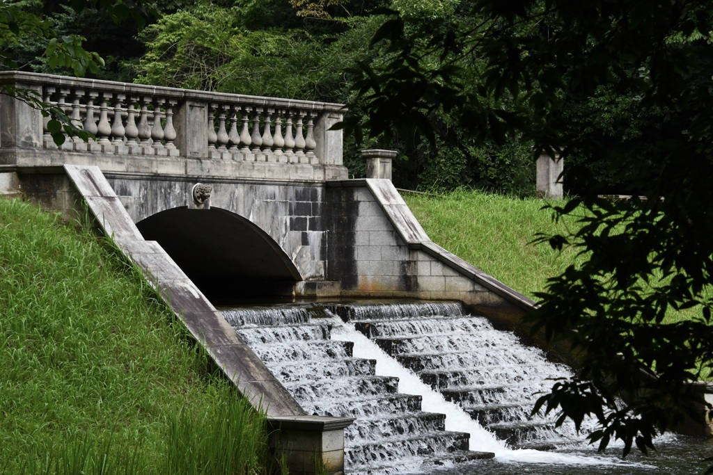 デザインされた排水路
