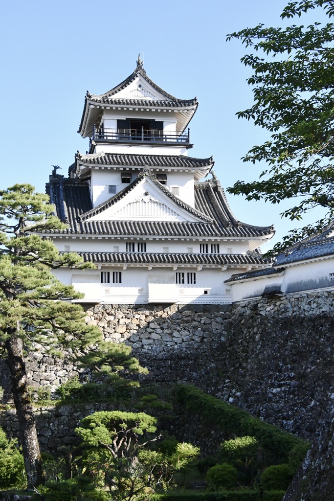 木造天守閣　高知城