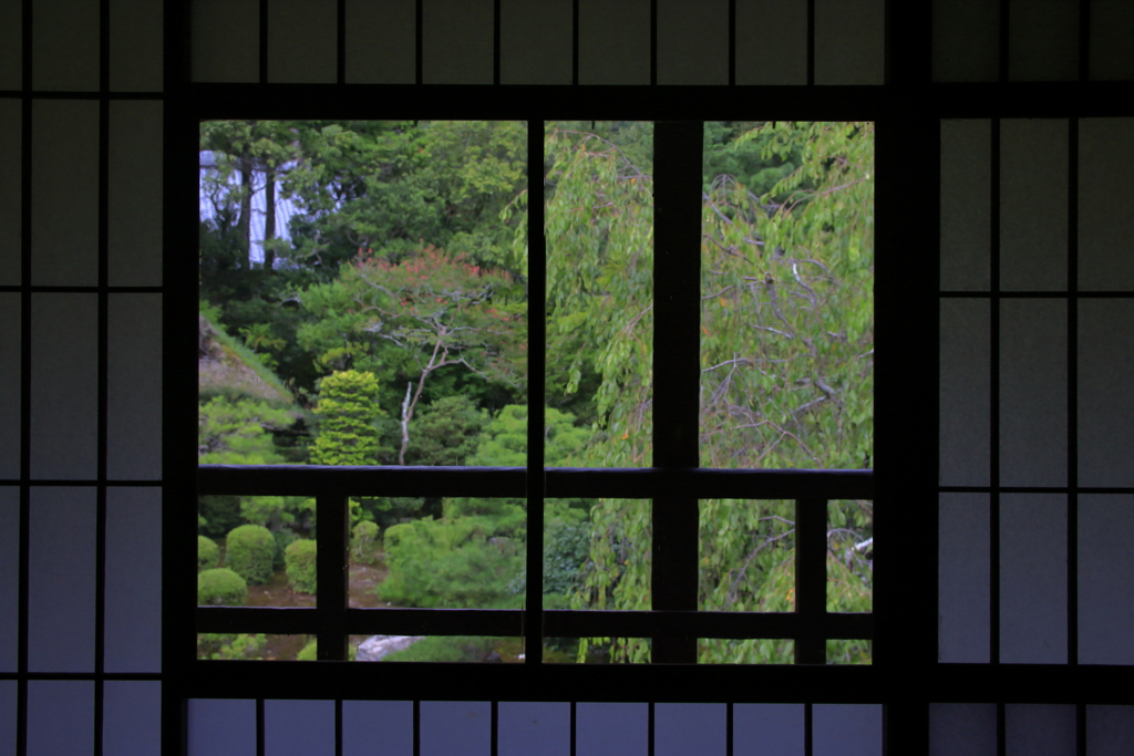 旧竹林院２階より