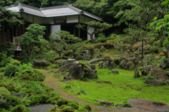 枯山水の庭園