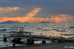 琵琶湖夕景②