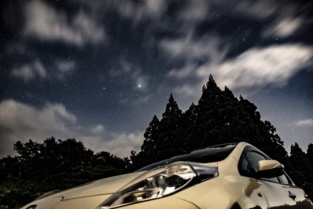 夜空のドライブ