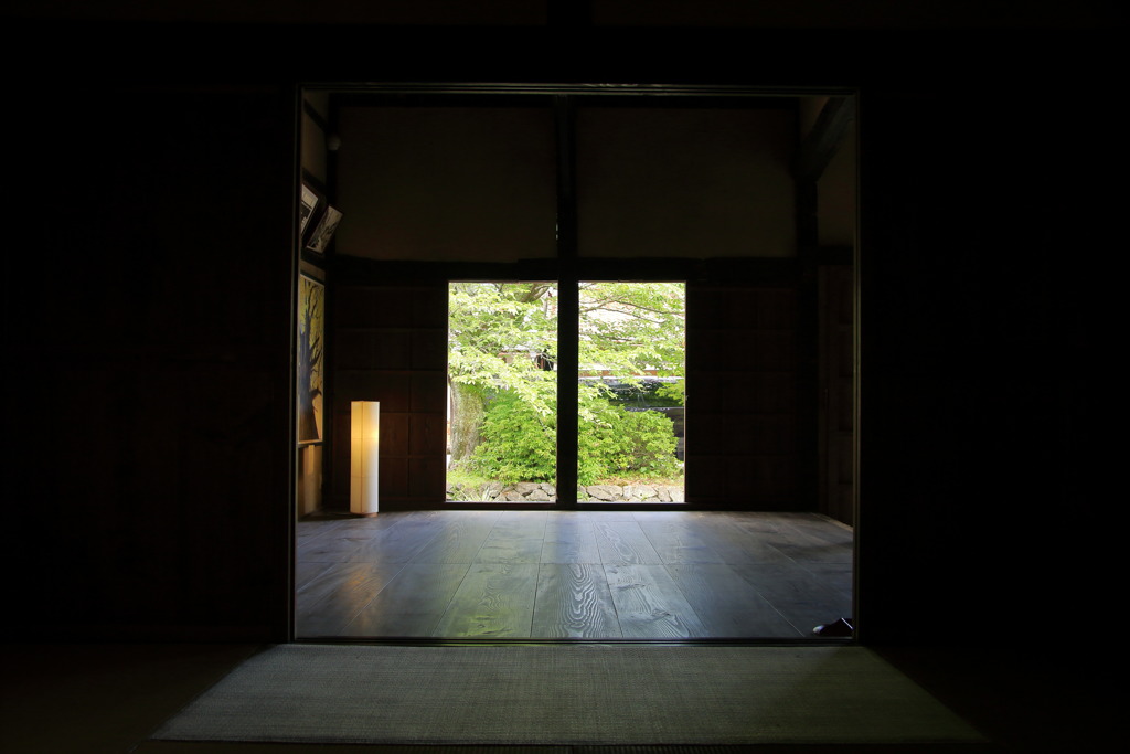 問屋場跡にて