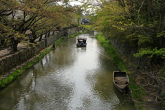 昼下がりの八幡堀にて
