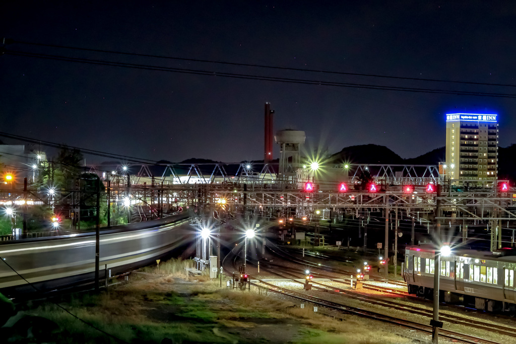 米原駅夜景