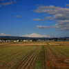 青空と鳥海山