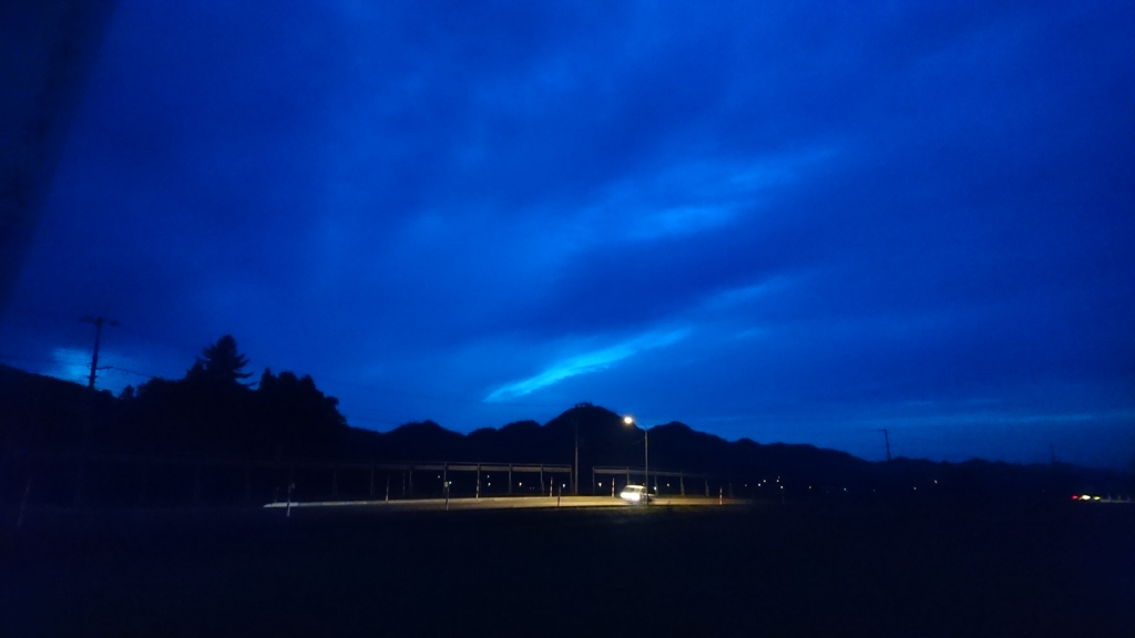 とある田舎の夜空