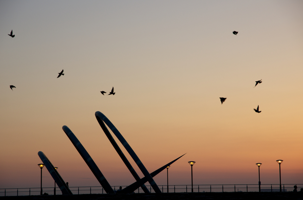 夕方