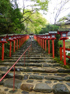 貴船神社　参道