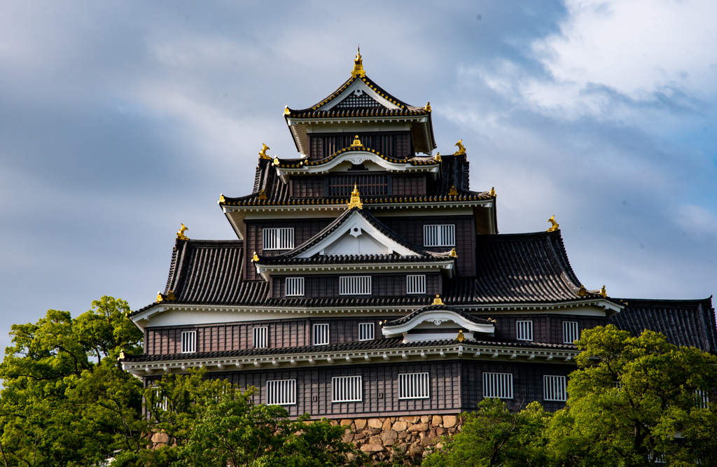 岡山　後楽園　岡山城2