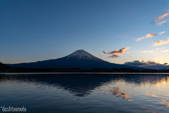 lake　たぬき　夜明け