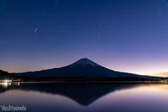lake　たぬき　夜明け