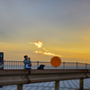 江の島　夕焼け１