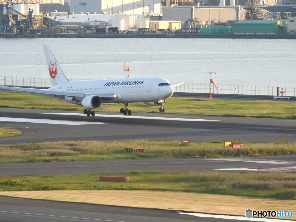 羽田空港にて