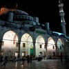 トルコ／イスタンブール／夜のブルーモスク