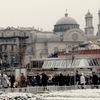 トルコ／雪のイスタンブール新市街