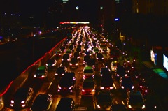 インドネシア／ジャカルタ、渋滞