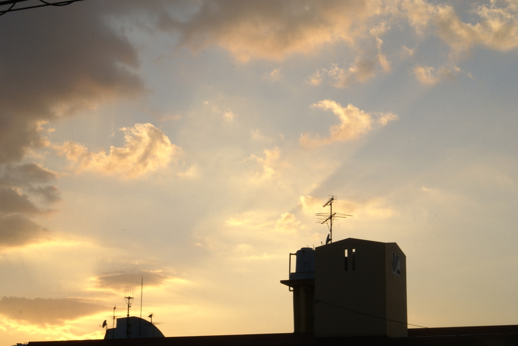 黄金の空