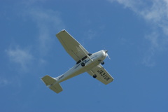 空の飛行機