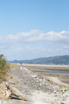 海辺の空