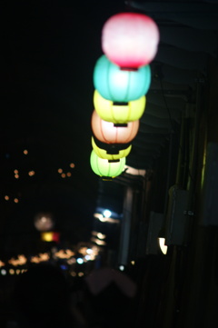 暗闇の提灯