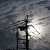 電柱と空