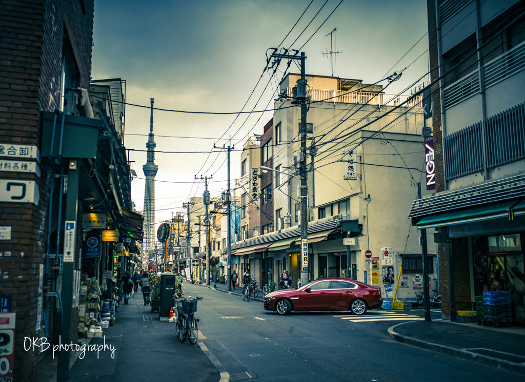 合羽橋から