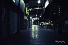 Night alley @ Sasebo