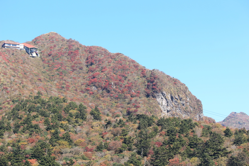 雲仙妙見岳の紅葉始まる(^^)/