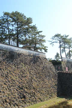 島原城の城壁