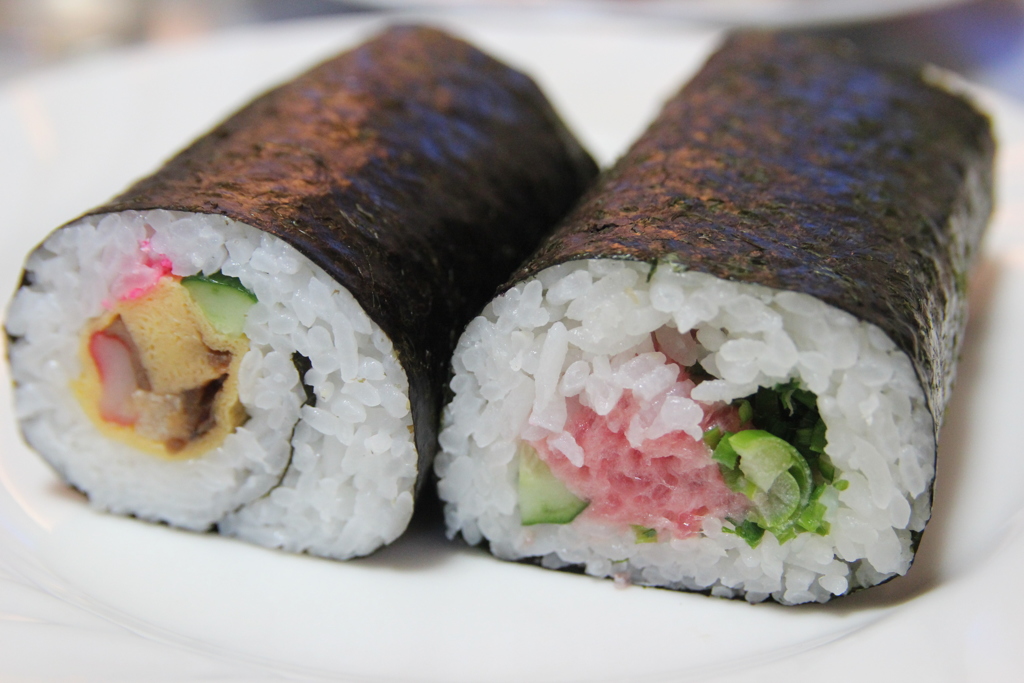 今日は節分、恵方巻き