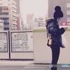 朝のプラットホーム