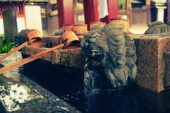 神社の手水舎