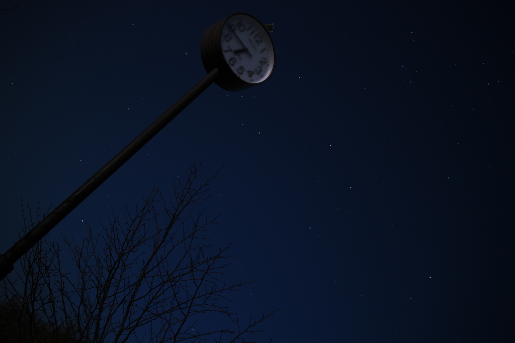 18:44の星空