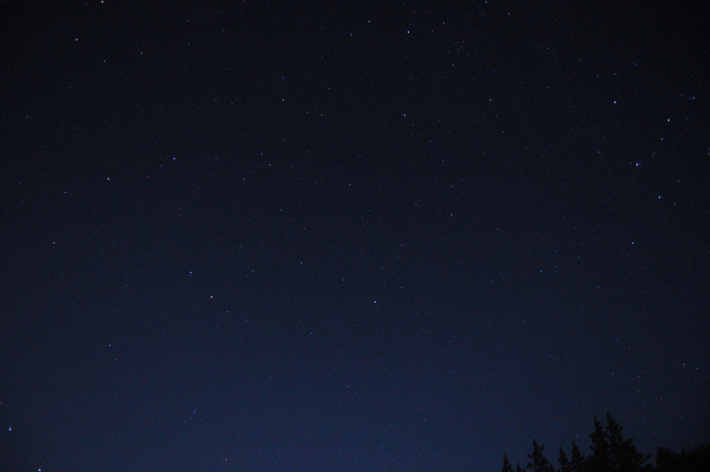 初の星空撮影