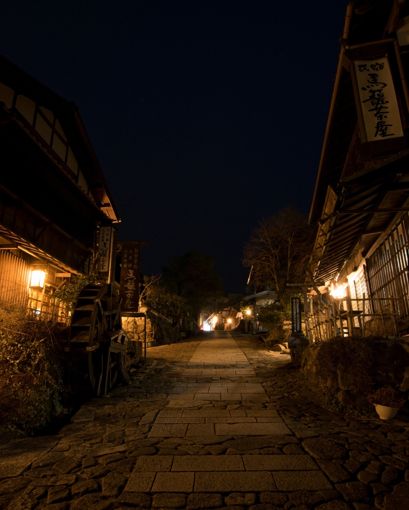 馬籠宿の夜3