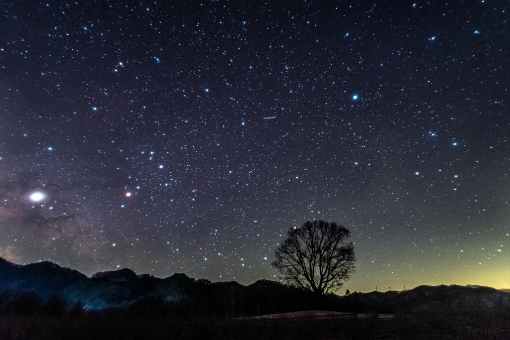 昇り始めた夏の星座たち