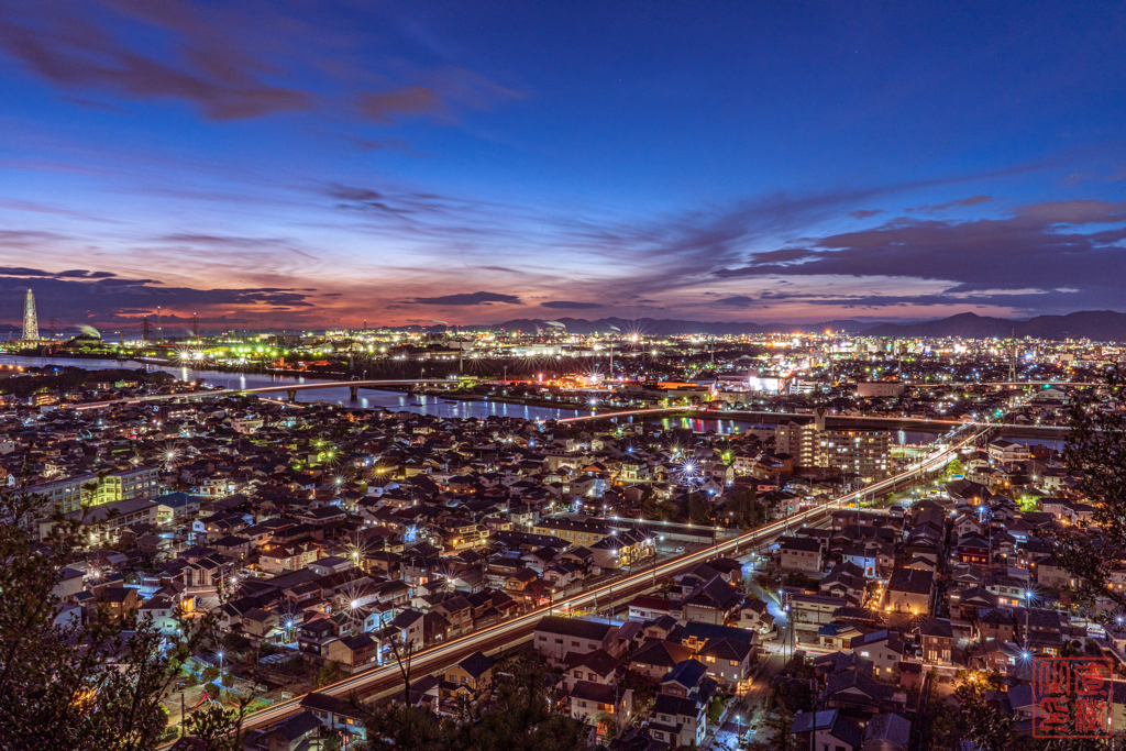 姫路市夕景