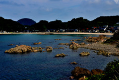 秋の海水浴場
