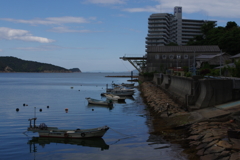 坂越港の船着場