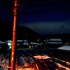 雪の中の農村集落 2