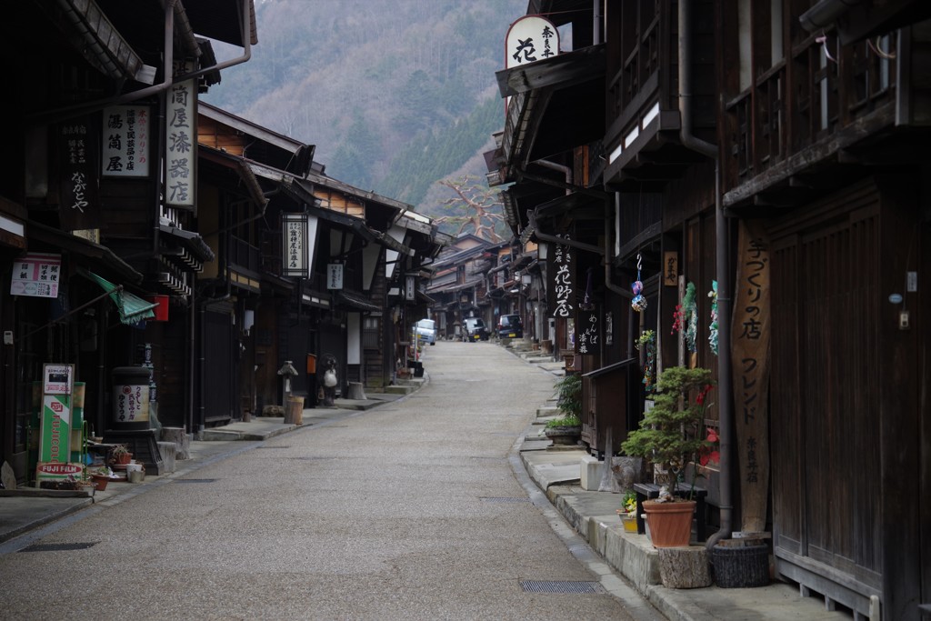 雨の奈良井宿（1）