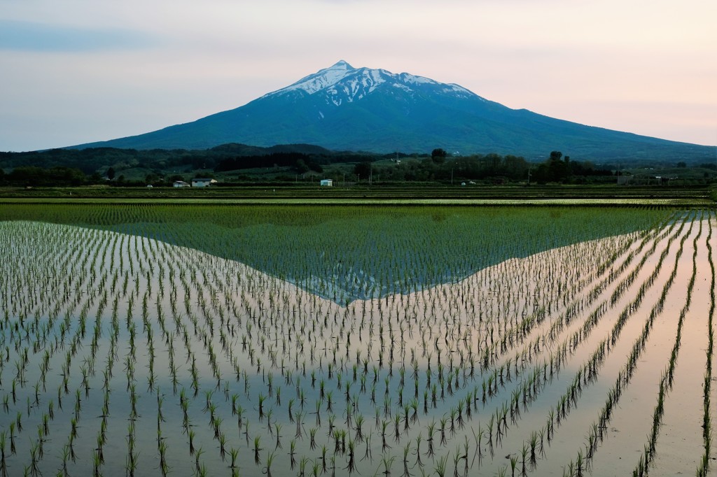 岩木山の田