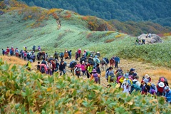 休日の谷川岳