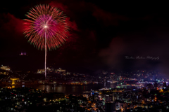 Fireworks of the Nagasaki Port Festival
