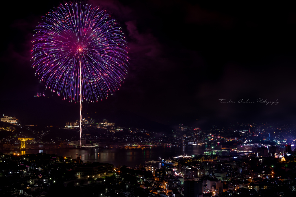 Fireworks of the Nagasaki Port Festival