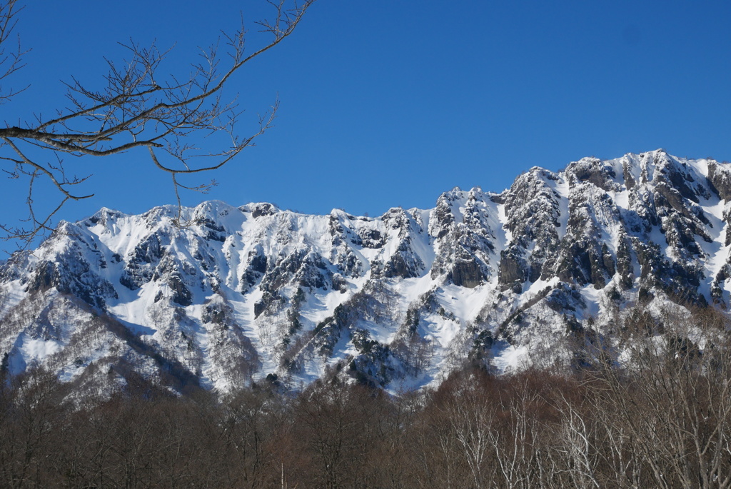 戸隠連山　３月３日