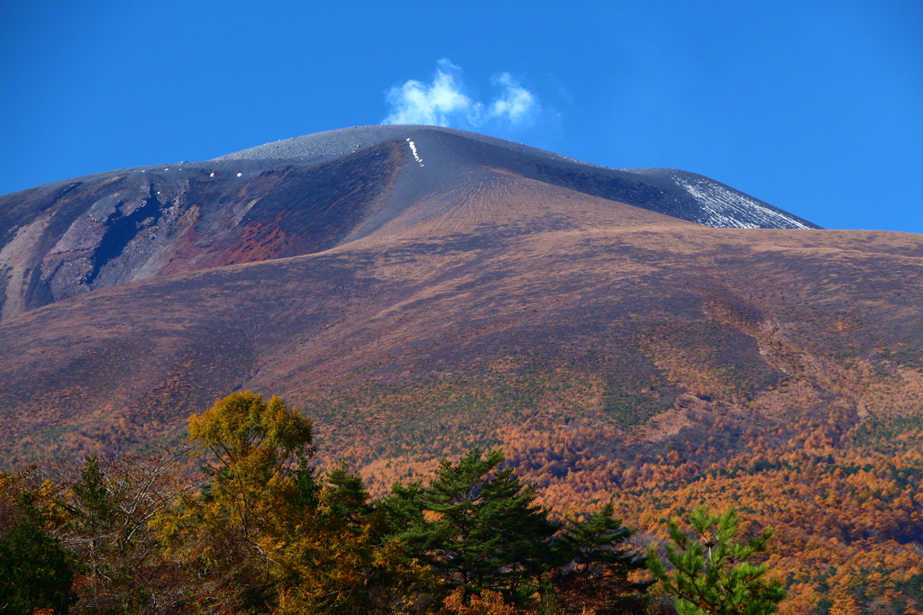 秋の浅間山