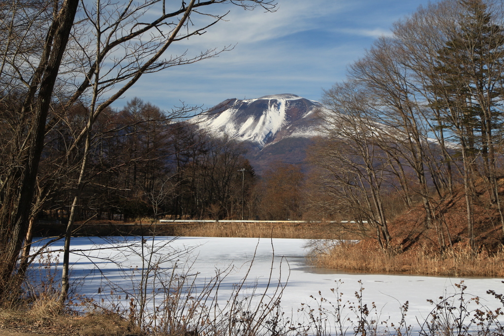 軽井沢町発地より浅間山